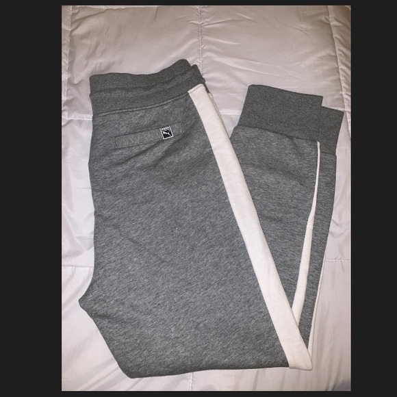 Gray Puma Joggers Women Size Medium - Picture 3 of 5